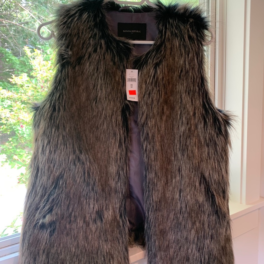Faux Fur Vest NWT